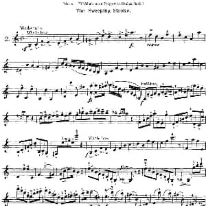 小提琴谱 | 马扎斯小提琴练习曲 Op.36 第一册 特殊练习曲 2