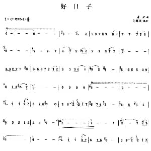 笛子谱 | 好日子 李昕