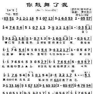 你鼓舞了我_歌曲简谱_词曲:〔爱尔兰〕布兰登 〔挪威〕罗尔夫