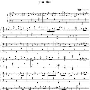 Tico Tico 钢琴谱 Zequinha de Abreu