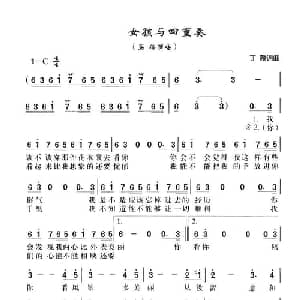 女孩与四重奏_通俗唱法乐谱_词曲:丁薇 丁薇