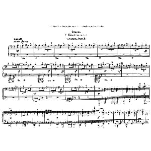 12首为孩子们而作的四手联弹曲 Op.85 钢琴谱 罗伯特 舒曼