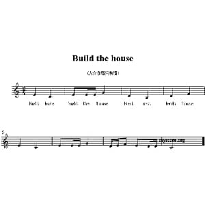 Build the house_外国歌谱
