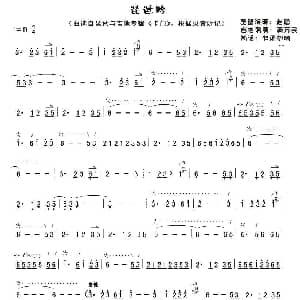 琵琶谱 | 琵琶吟