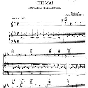 电影配乐大师莫瑞康最佳20首钢琴谱 钢琴谱 莫瑞康 Ennio Morricone