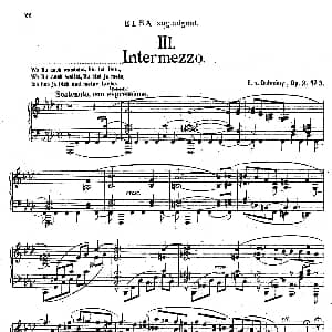 Four Pieces 4首小品 Op.2 钢琴谱 厄恩斯特 凡 多南依