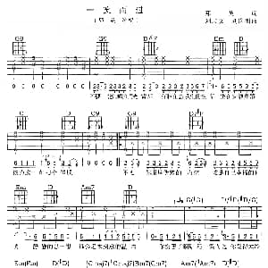 一笑而过 吉他谱 那英 那英 刘志文 刘国明