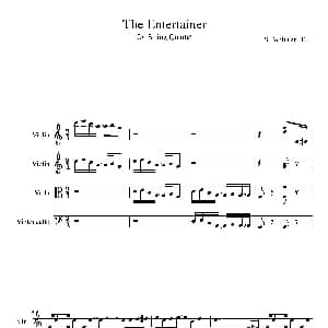 小提琴谱 | The Entertaine 弦乐四重奏 S.Joplin