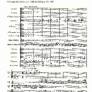 A小调小提琴与大提琴协奏曲, Op.102第三乐章