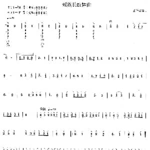 瑶族长鼓舞曲 阮谱
