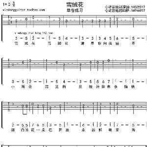 雪绒花_歌曲简谱