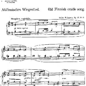 4 Sketches Op.35 钢琴谱 塞林姆 帕姆格伦