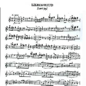 小提琴谱 | 爱的欢乐 克莱斯勒