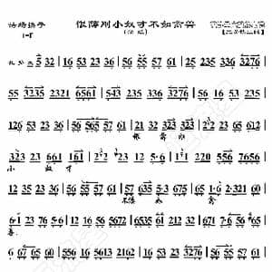 法场换子 恨薛刚小奴才不如禽兽_歌曲简谱_词曲:暂无 恒流星制谱