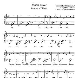 Moon River_歌谱投稿_词曲:Johnny Mercer / Henry Mancini Johnny Mercer / Henry Mancini