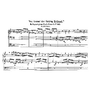 18首赞美诗前奏曲之十一 钢琴谱 约翰 塞巴斯提安 巴赫