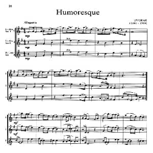 萨克斯谱 | Humoresque 三重奏