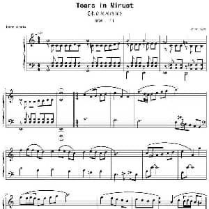 Tears in Minuet 钢琴谱 Zinc编制