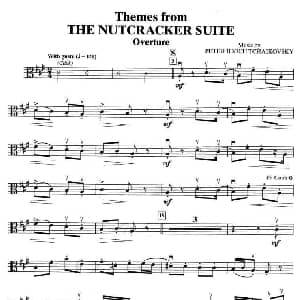 THE NUTCRACKER SUITE 中提琴谱