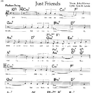 Just Friends_外国歌谱