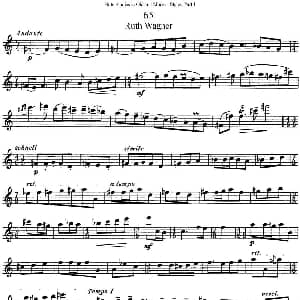 长笛曲谱 | 斯勒新老风格长笛练习重奏曲 第一部分 NO.65 NO.67 Siegfried Thiele S. 斯勒