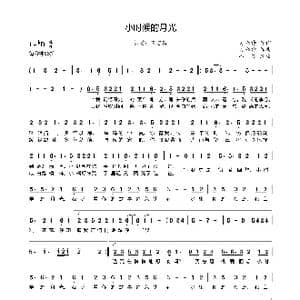 小时候的月光_歌曲简谱_词曲:月吟诗 月吟诗