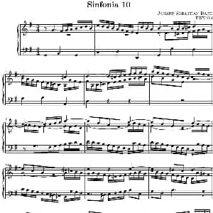 15首巴赫三部创意曲集 钢琴谱 巴赫