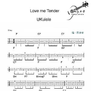 Love me tender 吉他谱