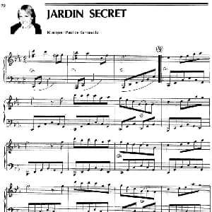 JARDIN SECRET 吉他谱 理查德 克莱德曼 Richard Clayderman