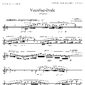 萨克斯谱 | P 杜卡斯 练声曲 中音萨克斯