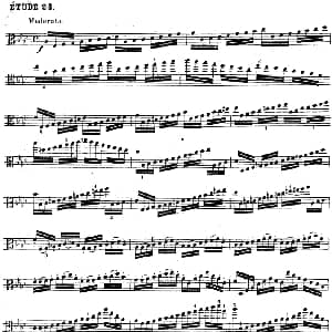 克莱采尔 中提琴练习曲40首 ETUDE 24 26