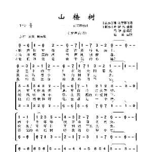 前苏联 山楂树_歌谱投稿_词曲: 前苏联 姆．比里平科 前苏联 叶．罗代金