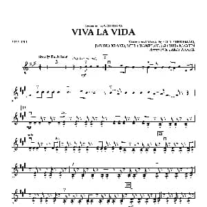 小提琴谱 | VIVA LA VIDA 第一小提琴分谱