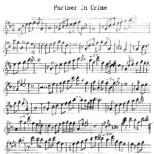 萨克斯谱 | partner in crime