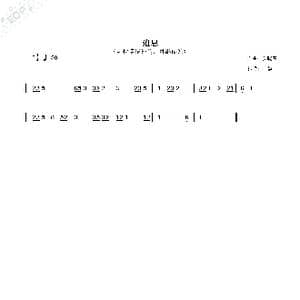 追思_歌谱投稿_词曲: 罗晓音