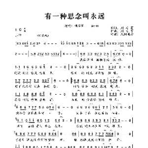 有一种思念叫永远_歌曲简谱_词曲:刘习军 刘习军