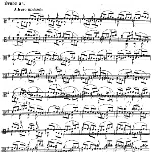 克莱采尔 中提琴练习曲40首 ETUDE 36 38
