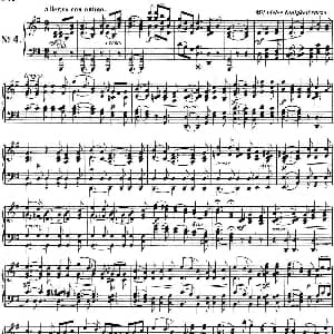 门德尔松无词歌Op.62 钢琴谱 门德尔松