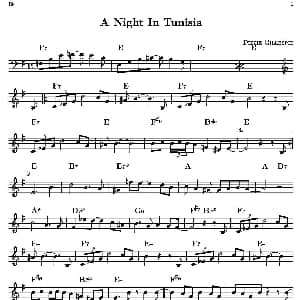 A Night In Tunisia 单簧管