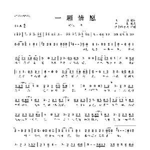 一厢情愿_歌曲简谱_词曲:张保 六哲