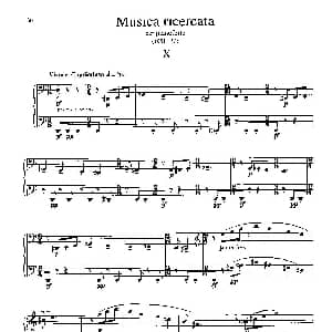 Musica Ricercata 钢琴谱 乔治 李盖蒂 Gyorgy Ligeti