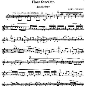 小提琴谱 | Hora Staccato 海菲茨 PARADIES