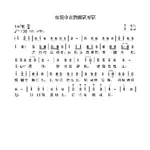 红领巾在胸前飘呀飘_歌曲简谱_词曲:袁龙 袁龙