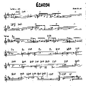 ECAROH 降B爵士乐谱