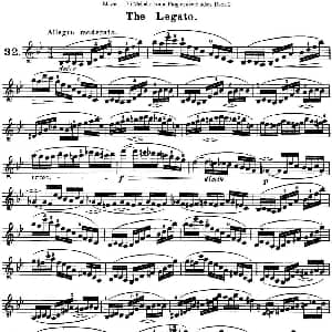 小提琴谱 | 马扎斯小提琴练习曲 Op.36 第二册 华丽练习曲 32