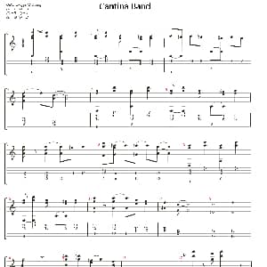 Cantina Band 吉他谱
