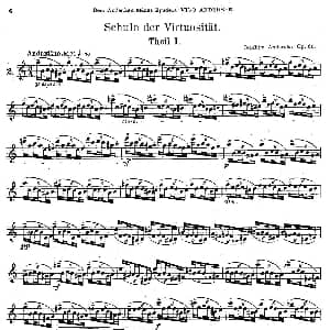 长笛曲谱 | Schule der Virtuosität. Op. 60 2 丹麦 安德森