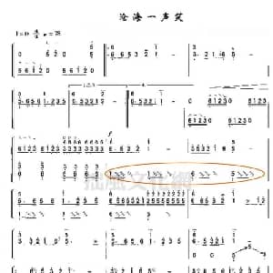 古筝谱 | 沧海一声笑 黄霑