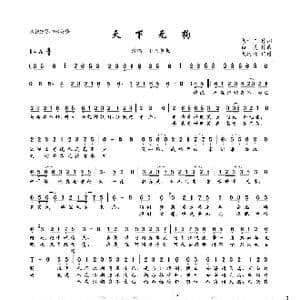 天下无狗_歌曲简谱_词曲:息十二 白蔓