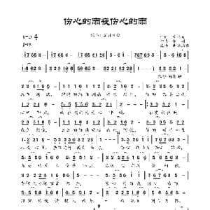 伤心的雨夜伤心的雨_歌曲简谱_词曲:中国龙 花树